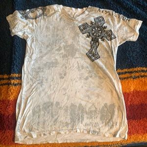 Affliction graphic T size S